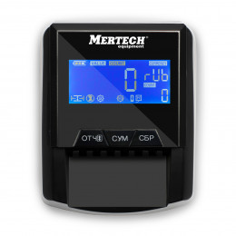 Banknot detektoru MERTECH D-20A FLASH PRO LCD batareya ilə