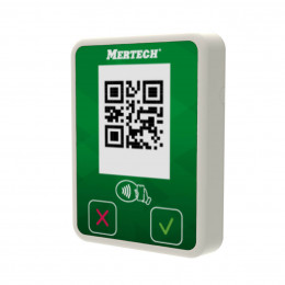 Payment terminal by QR code MERTECH Mini with NFC white/green