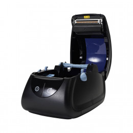 Öz-özünə yapışan etiketlər üçün termal printer MERTECH LP58 EVA RS232-USB Qara