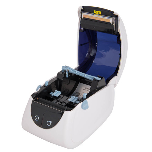 Öz-özünə yapışan etiketlər üçün termal printer MERTECH LP58 EVA RS232-USB White