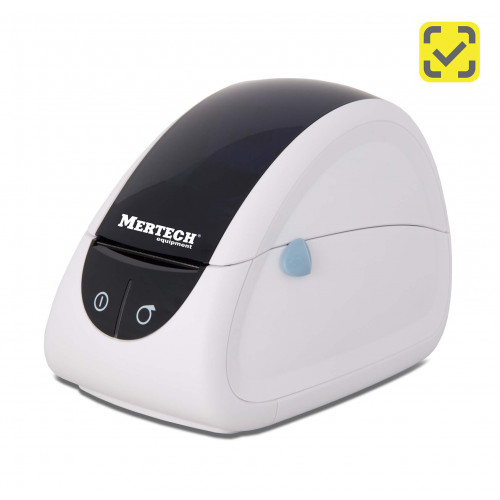 Öz-özünə yapışan etiketlər üçün termal printer MERTECH LP58 EVA RS232-USB White