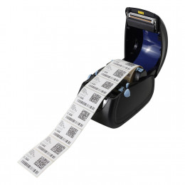 Öz-özünə yapışan etiketlər üçün termal printer MERTECH LP80 EVA RS232-USB Qara