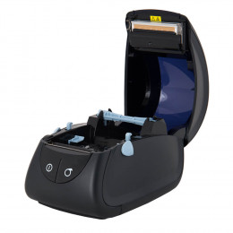 Öz-özünə yapışan etiketlər üçün termal printer MERTECH LP80 EVA RS232-USB Qara