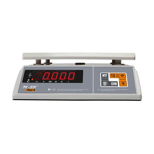 Portion scales M-ER 326 AFU-32.1 "Post II" LED RS-232