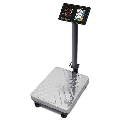 Ticarət döşəmə tərəzisi M-ER 333 ACP-60.10/20 "TRADER" calc ilə. RS-232 ilə LED dəyəri