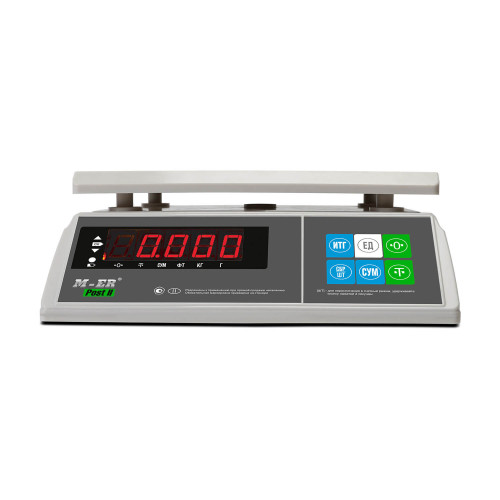 Portion scales M-ER 326 AFU-32.1 "Post II" LED RS-232