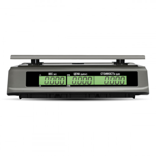 M-ER 328 C-15.2 LCD ticarət masası RS-232 və batareyasız USB ilə tərəzi