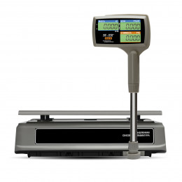 Trade desktop scales M-ER 328 ACPX-15.2 "TOUCH-M" LCD RS232 and USB