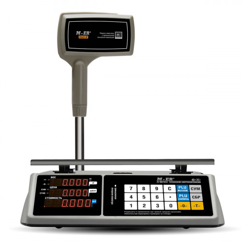 Ticarət masa üstü tərəzi M-ER 328 ACPX-6.1 "TOUCH-M" LED RS232 və USB