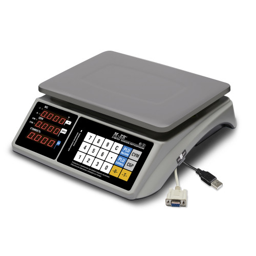 Ticarət masası tərəzisi M-ER 328 AC-15.2 "TOUCH-M" LED RS232 və USB
