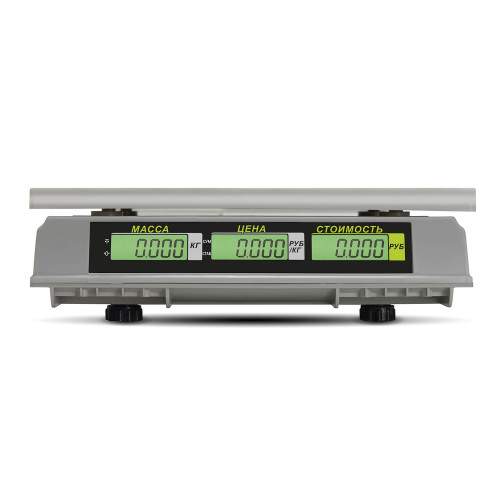 Ticarət masası tərəzisi M-ER 326 AC-15.2 "Slim" LCD White
