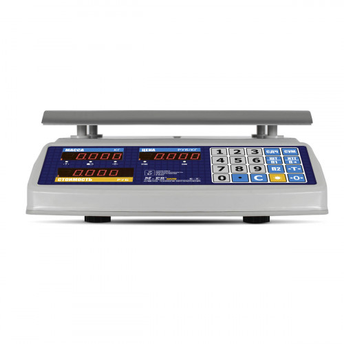 Ticarət masası tərəzisi M-ER 329 AC-15.2 IP68 "Fisher" LED