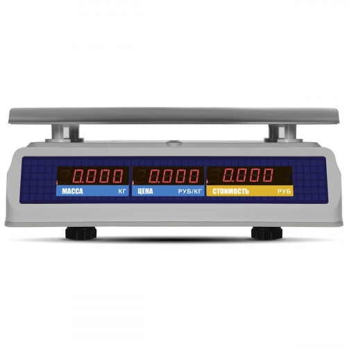 Ticarət masası tərəzisi M-ER 329 AC-15.2 IP68 "Fisher" LED