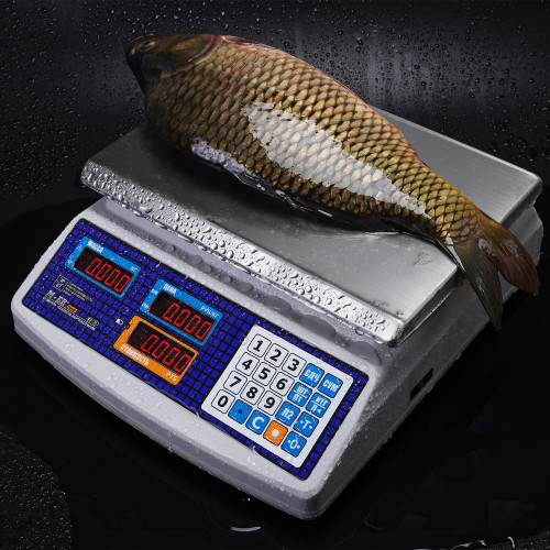 Ticarət masası tərəzisi M-ER 329 AC-15.2 IP68 "Fisher" LED