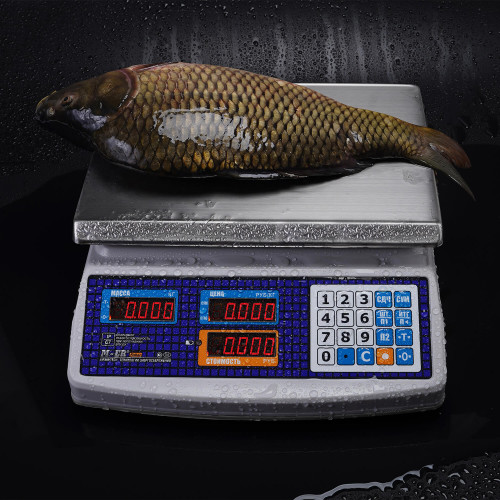 Ticarət masası tərəzisi M-ER 329 AC-15.2 IP68 "Fisher" LED