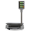 Ticarət masası tərəzisi M-ER 327 ACP-15.2 "Ceed" LCD White