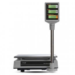 Trading table scales M-ER 327 ACP-15.2 "Ceed" LCD White