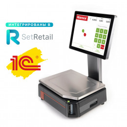 Etiket çaplı tərəzi M-ER 727 PM-32.5 (15", USB, Ethernet, Wi-Fi)