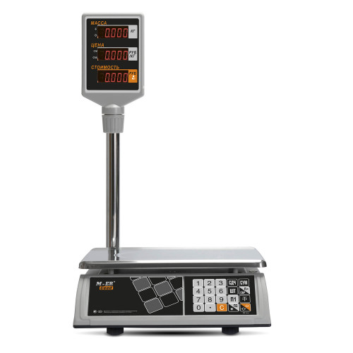 Ticarət masası tərəzisi M-ER 327 ACP-15.2 "Ceed" LED Ağ