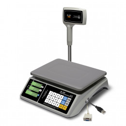Ticarət masası tərəzisi M-ER 328 ACPX-32.5 "TOUCH-M" LCD RS232 və USB