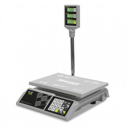 Ticarət masası tərəzisi M-ER 326 ACP-15.2 "Slim" LCD White