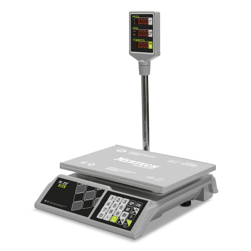 Ticarət masası tərəzisi M-ER 326 ACP-15.2 "Slim" LED Ağ