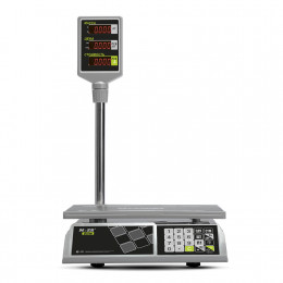 Trading table scales M-ER 326 ACP-32.5 "Slim" LED White