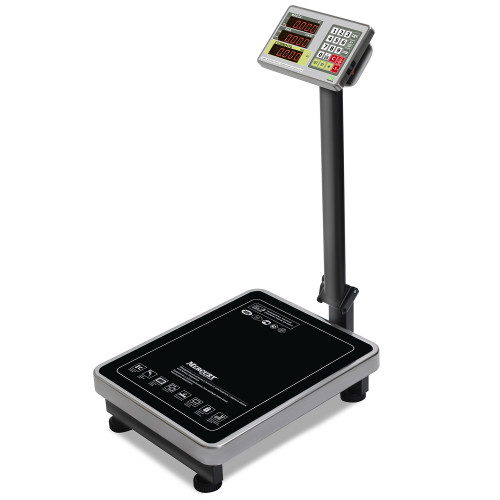 Ticarət döşəmə tərəzisi M-ER 335 ACLP-150.20 "TURTLE" malların dəyərinin hesablanması ilə LED