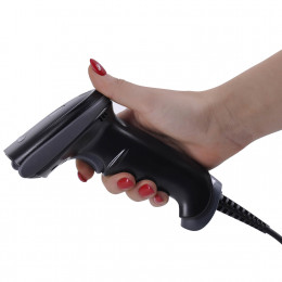 Simli barkod skaneri MERTECH 2210 P2D SUPERLEAD qara 3 m kabel