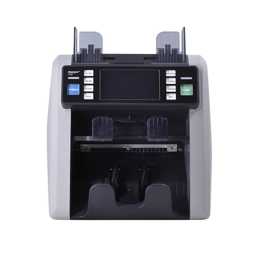 Banknote counter with authenticity detector MERTECH C-200 DOUBLE CIS MG touch screen