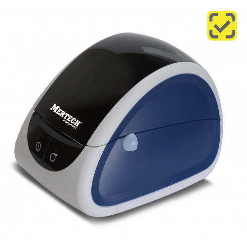 MERTECH LP80 EVA Self-adhesive Label Thermal Printer RS232-USB White & blue