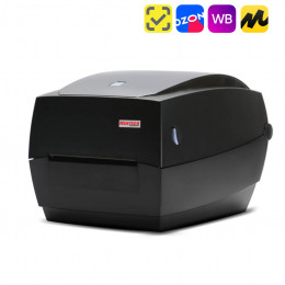 Thermal Transfer Label Printer MERTECH TLP100 TERRA NOVA USB, RS232, Ethernet Black