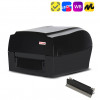 Dəst: MERTECH TLP300 TERRA NOVA termal transfer etiket yazıcısı (Ethernet, RS232, USB) qara