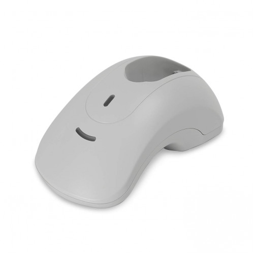 MERTECH CL-2210 BLE Dongle P2D USB White Wireless Barcode Scanner with Cradle Charging and Communication Stand