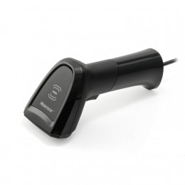 Проводной сканер штрих-кода MERTECH NS031 Ai 2Core P2D USB, USB эмуляция RS232 черный, 3м кабель