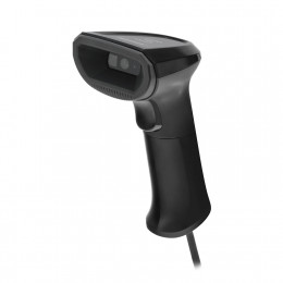 Проводной сканер штрих-кода MERTECH NS031 Ai 2Core P2D USB, USB эмуляция RS232 черный, 3м кабель