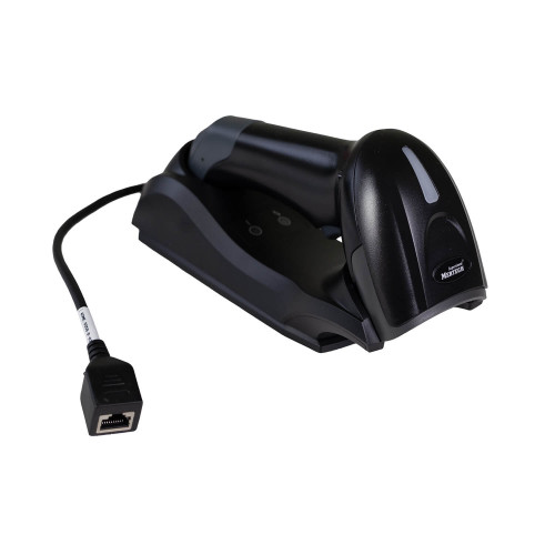 Mertech cl-2310 ble Dongle P2d USB Black simsiz barkod skaneri Cradle ilə