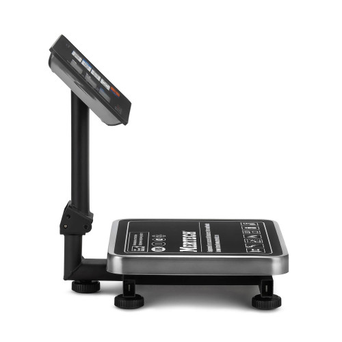 Торговые напольные весы M-ER 333 ACPU-32.5 с расч. стоимости LED