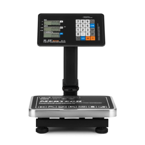 Торговые напольные весы M-ER 333 ACPU-32.5 с расч. стоимости LCD