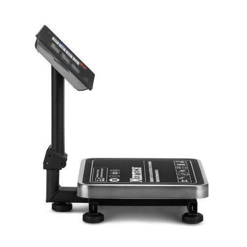 Торговые напольные весы M-ER 333 ACPU-32.5 с расч. стоимости LCD